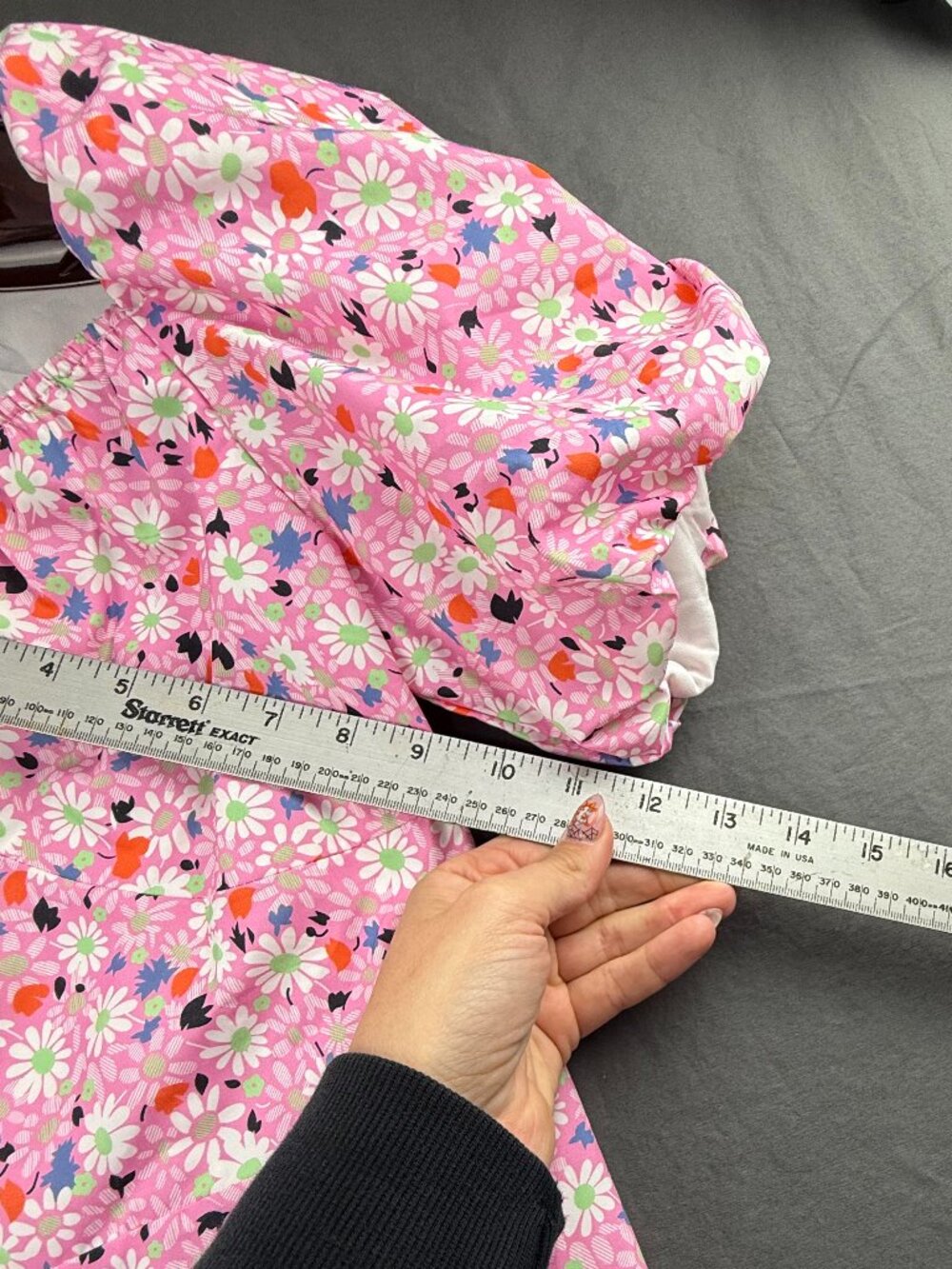 Magic Boutique Pink Floral Mini Puff Sleeve Dress